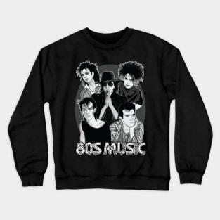 80s music Crewneck Sweatshirt